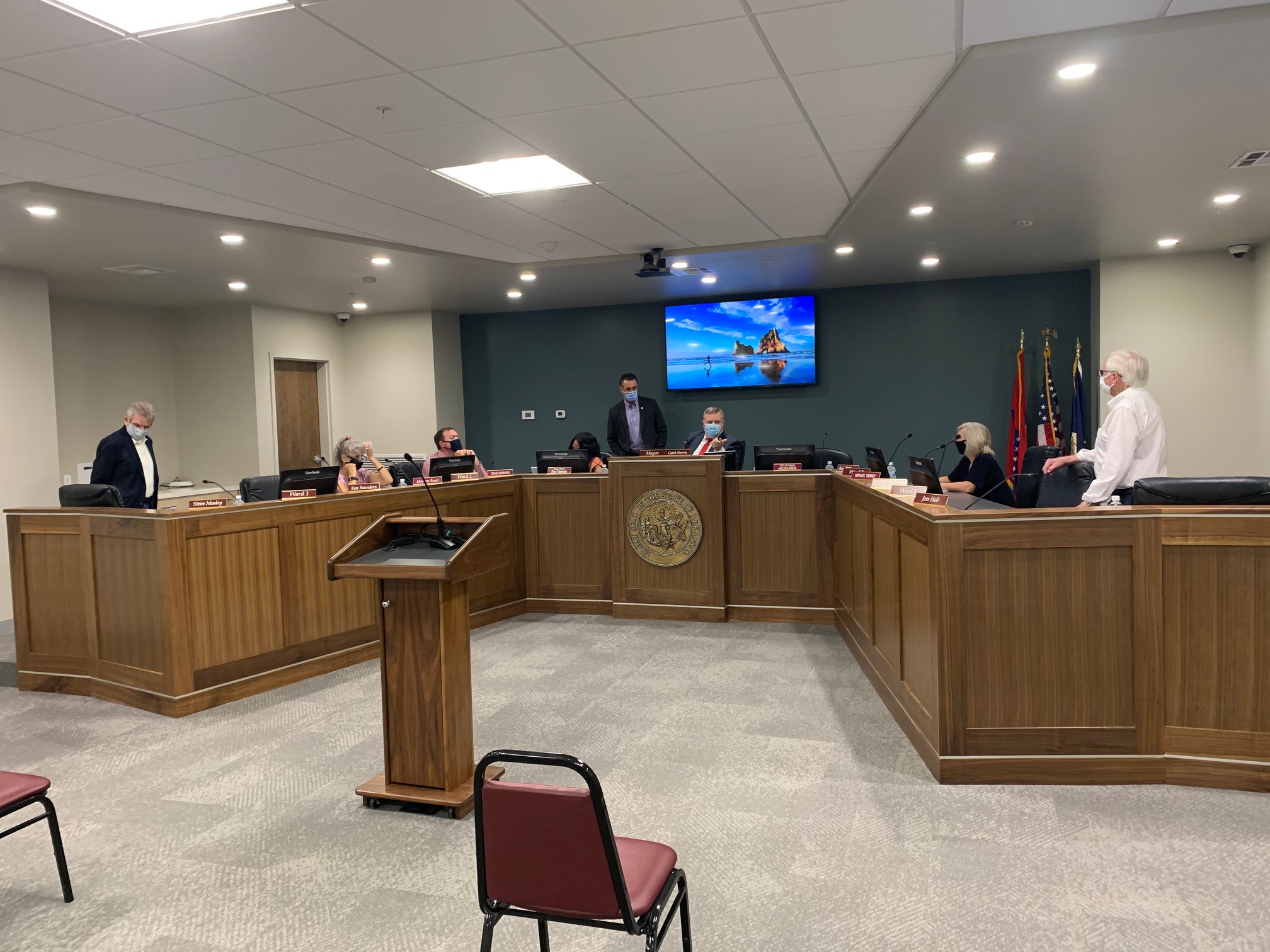 Maumelle Council Chamber 2020