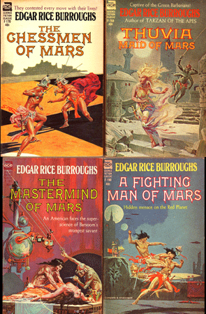 Ace John Carter of Mars paperback set