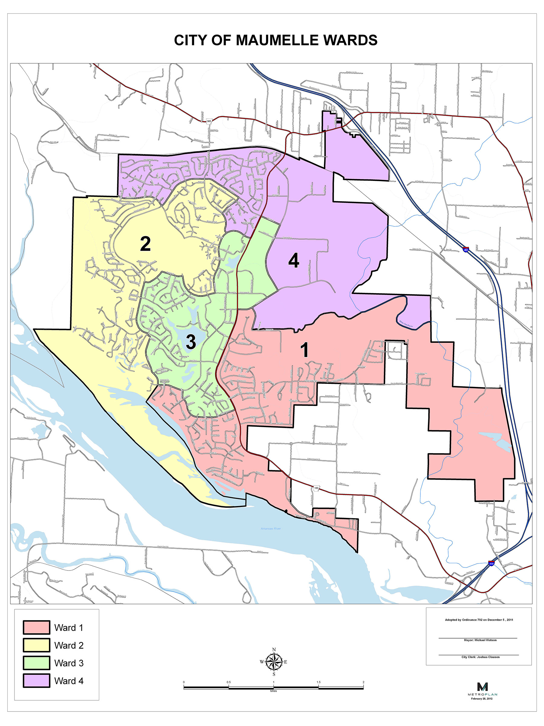 Current Maumelle Ward Map