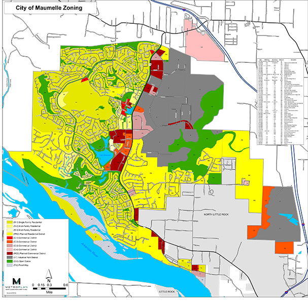 Maumelle Zoning Map