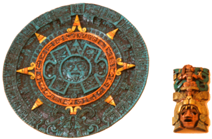 Blue Mayan Calendar