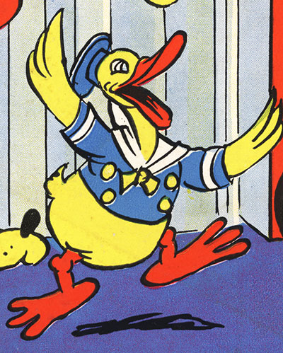 Mickey Mouse Magazine Vol. 1 #1 Donald Duck detail