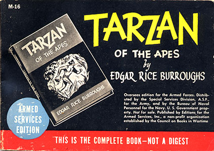 Tarzan of the Apes Armed Services Edition