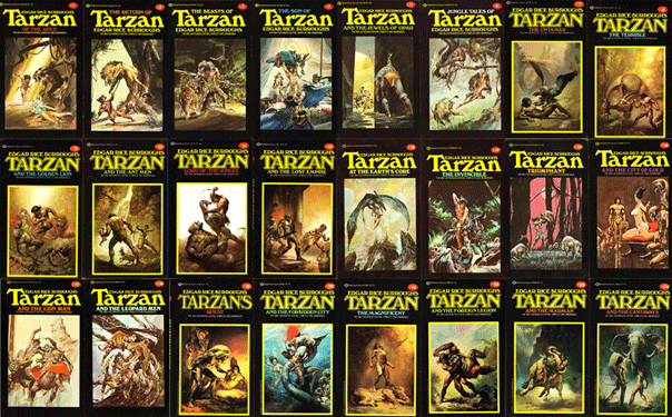 Ballantine Tarzan paperback collection