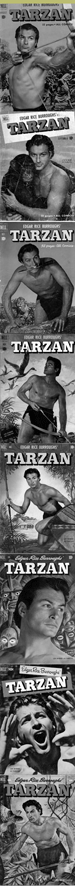 Tarzan comic book covers