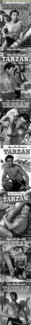 Tarzan comic book covers