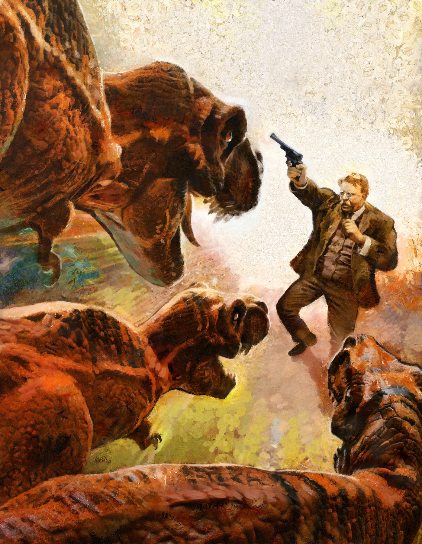 Teddy Roosevelt versus the Dinosaurs