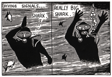 big shark cartoon